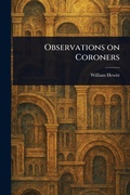 Cover: Observations on Coroners - Anson Street Press