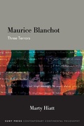 Cover: Maurice Blanchot - State University of New York Press
