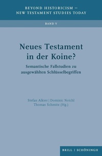 Abbildung von: Neues Testament in der Koine? - Brill | Schöningh