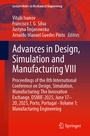 Cover: Advances in Design, Simulation and Manufacturing VIII - Springer