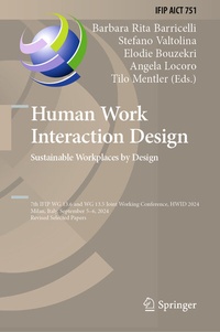 Enlarge image Cover: Human Work Interaction Design. Sustainable Workplaces by Design - Springer