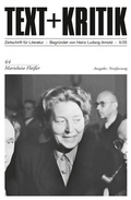 Cover: Marieluise Flei&szlig;er - Edition Text + Kritik
