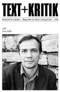 Cover: Lutz Seiler - Edition Text + Kritik