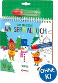 Cover: Das magische Wassermalbuch - Winter - Loewe