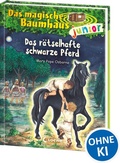 Cover: Das magische Baumhaus junior (Band 42) - Das r&auml;tselhafte schwarze Pferd - Loewe