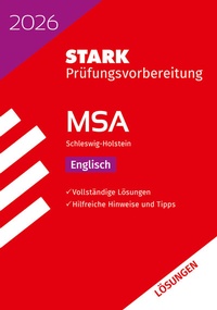 Abbildung von: STARK Lösungen zu Englisch - MSA 2026 Schleswig-Holstein - Prüfungsvorbereitung - Stark Verlag