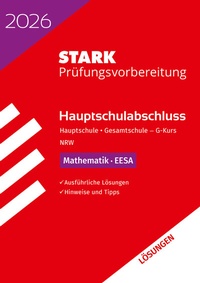 Abbildung von: STARK Lösungen zu Mathematik G-Kurs - Hauptschulabschluss (EESA) 2026 NRW - Prüfungsvorbereitung - Stark Verlag