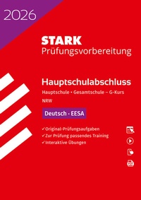 Abbildung von: STARK Deutsch G-Kurs - Hauptschulabschluss (EESA) 2026 NRW - Prüfungsvorbereitung - Stark Verlag