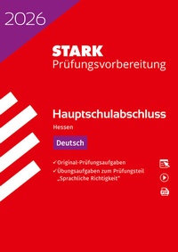 Abbildung von: STARK Deutsch - Hauptschulabschluss 2026 Hessen - Prüfungsvorbereitung - Stark Verlag