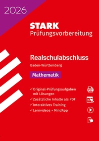 Abbildung von: STARK Mathematik - Realschulabschluss 2026 BW - Prüfungsvorbereitung - Stark Verlag