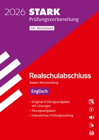 Abbildung von: STARK Englisch - Realschulabschluss 2026 BW - Prüfungsvorbereitung inkl. Basistraining und Lösungen - Stark Verlag
