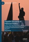 Cover: Populist Discourse in Pakistani Politics - Palgrave Macmillan