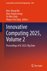 Enlarge image Cover: Innovative Computing 2025, Volume 2 - Springer