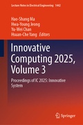 Cover: Innovative Computing 2025, Volume 3 - Springer