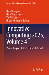 Enlarge image Cover: Innovative Computing 2025, Volume 4 - Springer