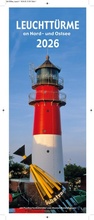 Abbildung von: LEUCHTTÜRME an Nord- und Ostsee 2026 - Menges /Karten V.Kuenstle
