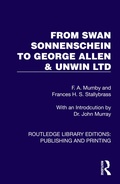 Cover: From Swan Sonnenschein to George Allen & Unwin Ltd - Routledge
