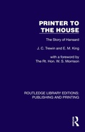 Cover: Printer to the House - Routledge
