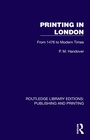 Cover: Printing in London - Routledge