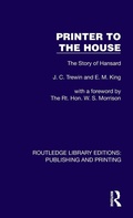 Cover: Printer to the House - Routledge