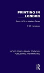 Cover: Printing in London - Routledge