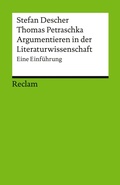 Cover: Argumentieren in der Literaturwissenschaft. Eine Einf&uuml;hrung - Reclam