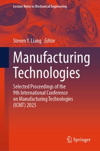 Enlarge image Cover: Manufacturing Technologies - Springer
