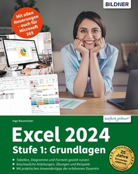 Abbildung von: Excel 2024 - Stufe 1: Grundlagen - Bildner Verlag
