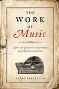 Cover: The Work of Music - University of Wisconsin Press