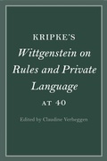 Cover: Kripke's Wittgenstein on Rules and Private Language at 40 - Cambridge University Press