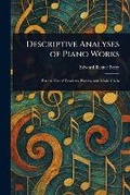 Cover: Descriptive Analyses of Piano Works - Anson Street Press