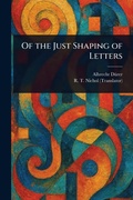 Cover: Of the Just Shaping of Letters - Anson Street Press