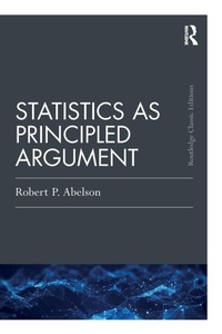 Enlarge image Cover: Statistics as Principled Argument - Routledge