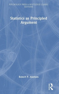 Enlarge image Cover: Statistics as Principled Argument - Routledge