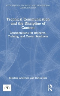 Enlarge image Cover: Technical Communication and the Discipline of Content - Routledge
