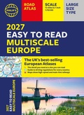 Cover: Philip's 2027 Easy to Read Multiscale Road Atlas of Europe - Philip's