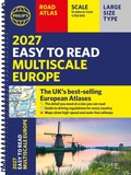 Cover: Philip's 2027 Easy to Read Multiscale Road Atlas of Europe - Philip's