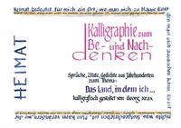 Abbildung von: Kalligraphie / Heimat - epubli