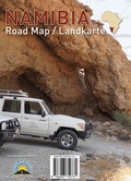 Cover: Namibia Road Map / Stra&szlig;enkarte - Huber Kartographie