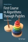 Cover: First Course in Algorithms Through Puzzles - Springer Nature Switzerland AG