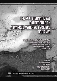 Enlarge image Cover: The 7th International Conference on Advanced Materials Science (ICoAMS) - Trans Tech Publications Ltd