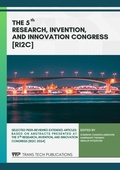 Cover: The 5th Research, Invention, and Innovation Congress (RI2C) - Trans Tech Publications Ltd