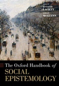 Cover: The Oxford Handbook of Social Epistemology - OUP eBook