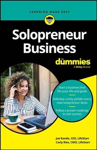 Abbildung von: Solopreneur Business For Dummies - Wiley-Scrivener