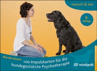 Abbildung von: 100 Impulskarten für die hundegestützte Psychotherapie - Ernst Reinhardt Verlag