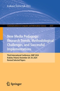 Abbildung von: New Media Pedagogy: Research Trends, Methodological Challenges, and Successful Implementations - Springer