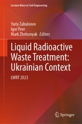 Cover: Liquid Radioactive Waste Treatment: Ukrainian Context - Springer