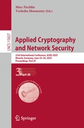 Cover: Applied Cryptography and Network Security - Springer