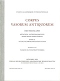 Cover: Corpus Vasorum Antiquorum Deutschland Bd. 113: M&uuml;nchen Band 22 - Bayerische Akademie der Wissenschaften