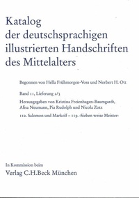Abbildung von: Katalog der deutschsprachigen illustrierten Handschriften des Mittelalters Band 11, Lfg. 2/3 - Bayerische Akademie der Wissenschaften